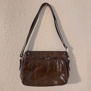 Gianni Bernini Chocolate Brown Leather Purse